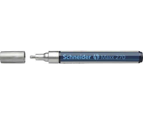 Marker cu vopsea 1-3 mm Schneider Maxx 270 argintiu