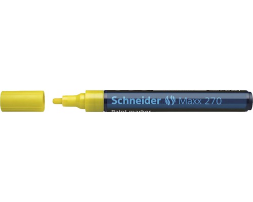 Marker cu vopsea 1-3 mm Schneider Maxx 270 galben