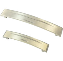 Două mânere metalice pentru mobilă