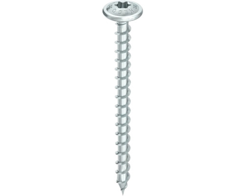 Șuruburi pentru lemn cu cap bombat Torx Heco Topix-Plus 10x120 mm oțel zincat albastru, 50 bucăți