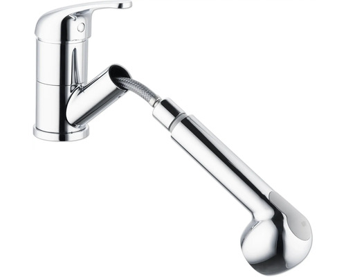 Baterie de bucătărie cu duș de mână extractibil