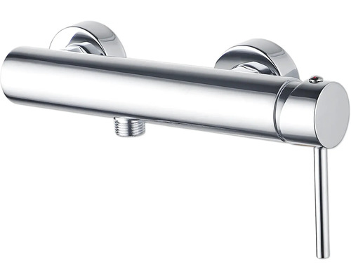 Baterie de duș metalică pentru montare pe perete