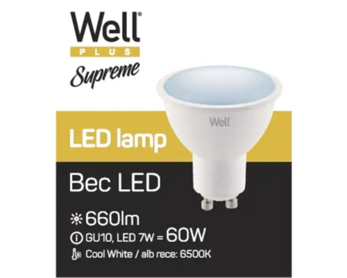 Bec LED Well Plus Supreme cu soclu GU10