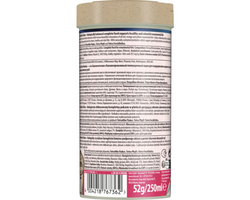 Cutie hrană pește TetraMin Flakes, 52 grame