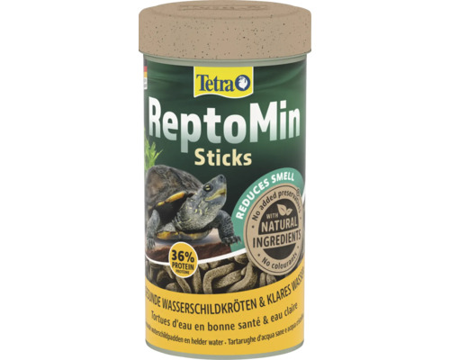 Hrană pentru broaște țestoase de apă Tetra ReptoMin 250 ml Hranulețe Tetra ReptoMin hrană pentru țestoase de apă