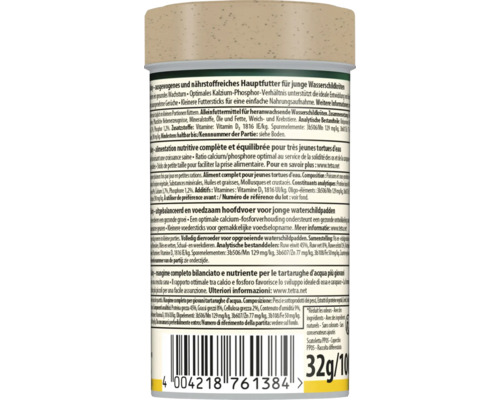 Cutie cu hrană pentru țestoase acvatice tinere