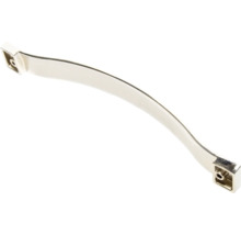 Mâner mobilă IFL Safari, distanță între perforații 128mm, imitație de lemn crom