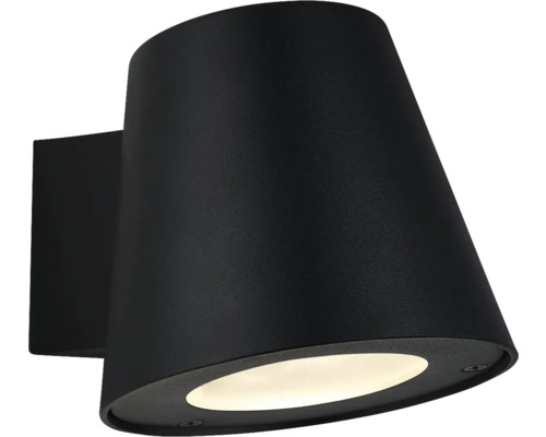 Aplică exterior Aula GU10 max. 1x4,9W 400 lumeni IP44, metal/negru