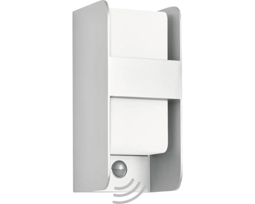 Aplică exterior Aula E27 max. 1x12W IP44, senzor de mișcare, alb