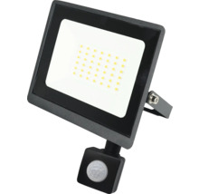 Proiector LED exterior Well Slim 30W 3000 lumeni IP65, senzor de mișcare, lumină rece