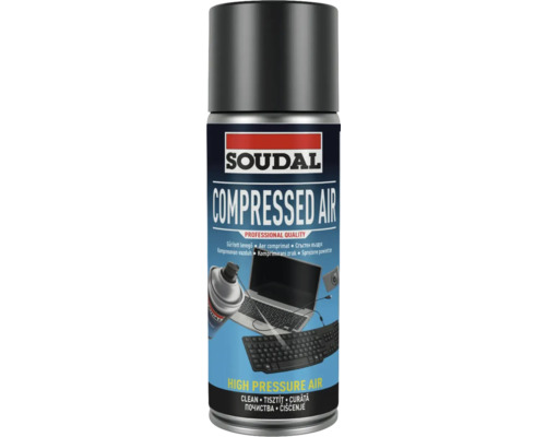 Spray cu aer comprimat de la Soudal pentru curățarea dispozitivelor electronice