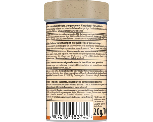 Hrană Tetra pentru pești aurii, pentru culori intense