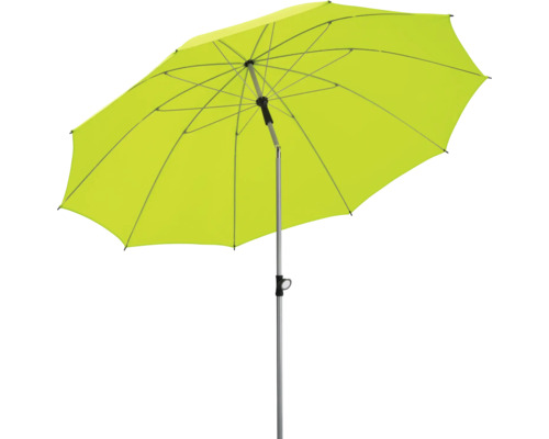 Umbrelă terasă Schneider Locarno Ø 220 cm 160 g/mp poliester verde Umbrelă de soare deschisă