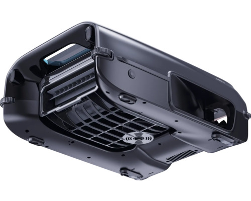 Vedere de dedesubt a unui aparat de aer condiționat portabil