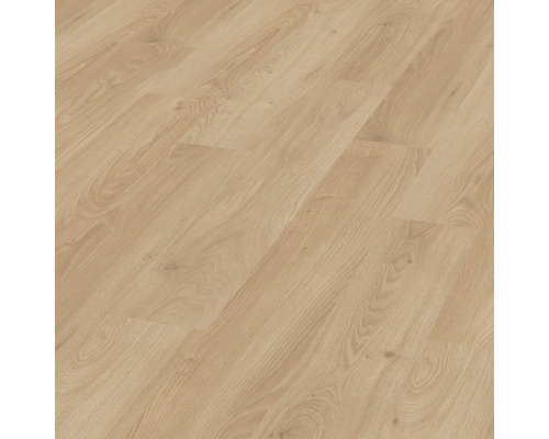 Parchet laminat Egger 8 mm stejar Conway Prim-plan cu podea laminată cu textură de lemn.