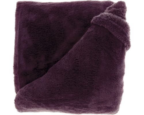 Pătură Justin mov 150x200 cm Pătură moale din fleece împăturită