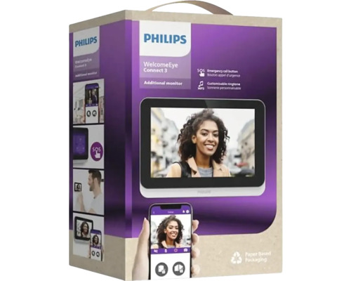 Pachet monitor suplimentar Philips WelcomeEye Connect 3