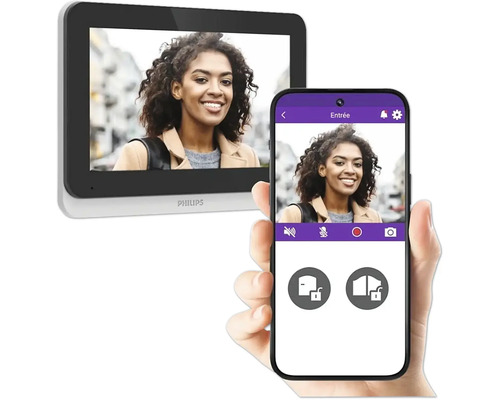 Sistem interfon Philips cu control prin smartphone