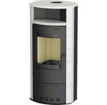 Șemineu cu spații de depozitare