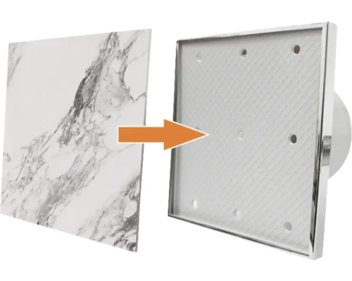 Imagine cu un ventilator cu aspect de marmură