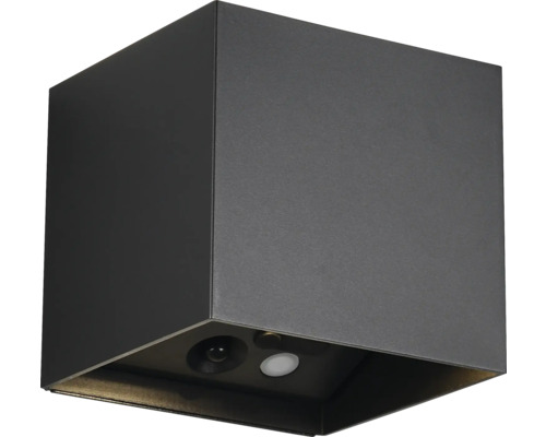 Aplică LED exterior Genie 2x1W, lumină caldă, IP44, senzor de mișcare, încărcare USB, negru Aplică LED exterior Genie 2x1W, lumină caldă, IP44, senzor de mișcare, încărcare USB, negru