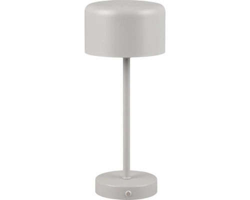 Veioză LED Jeff 1,5W 120 lumeni, încărcare USB, gri mat | HORNBACH