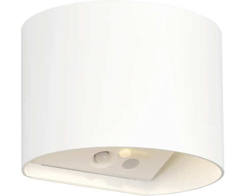 Aplică LED exterior Genie 2x1W, lumină caldă, IP44, senzor de mișcare, încărcare USB, alb Aplică LED exterior Genie 2x1W, lumină caldă, IP44, senzor de mișcare, încărcare USB, alb
