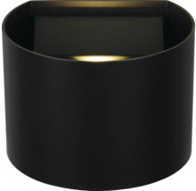 Aplică LED exterior Genie 2x1W IP44, senzor de mișcare, încărcare USB, negru