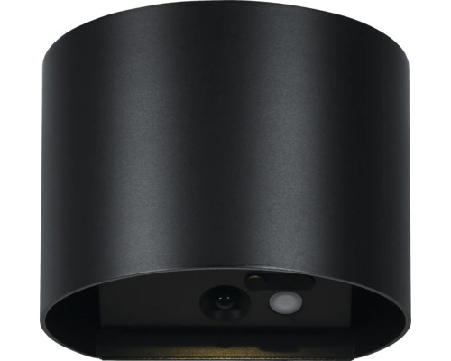 Lumină de perete neagră cu senzor de mișcare