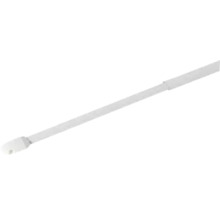 Bară vitraj plată albă 100-190 cm, set 2 buc.