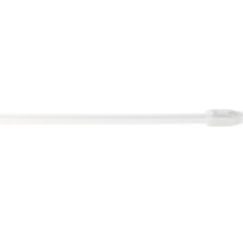 Bară vitraj plată albă 80-150 cm, set 2 buc.