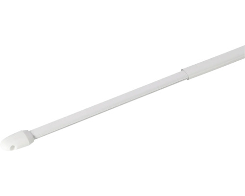 Bară vitraj plată albă 60-110 cm, set 2 buc.