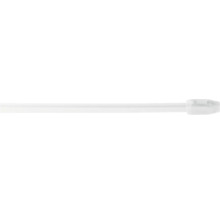 Bară vitraj plată albă 60-110 cm, set 2 buc.