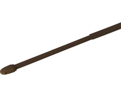 Bară vitraj extensibilă, plată, maro 40-70 cm, set 2 buc. Maner de rezervă pentru garnitura de perii