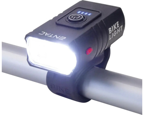 Lumină de bicicletă pe ghidon cu indicator de baterie