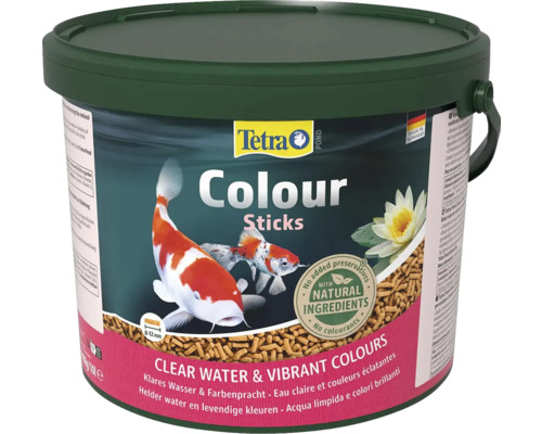 Hrană pești acvariu Tetra Pond Colour Sticks 10 l Tetra Pond batoane de hrană colorată într-o găleată