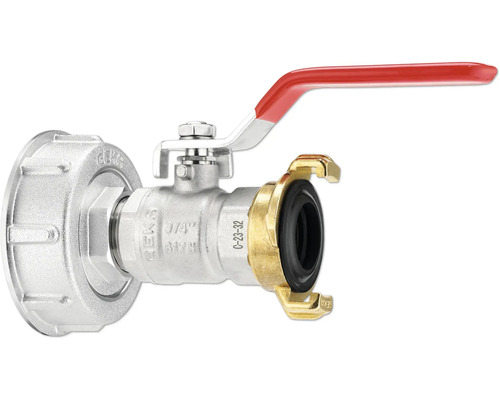 Robinet de închidere cu racord de furtun și racord de perete