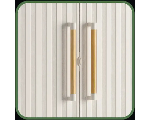 Dulap utilitar plastic 2 uși 80x180x45 Ketter Groove | HORNBACH