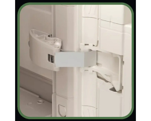 Dulap utilitar plastic 2 uși 80x180x45 Ketter Groove | HORNBACH
