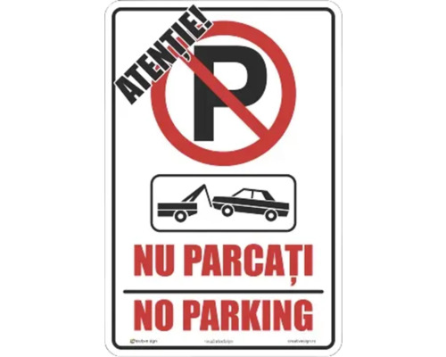 Indicator avertizare „No parking” 200x300mm | HORNBACH