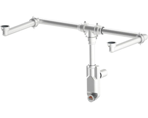 Sifon dublu pentru două chiuvete