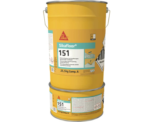 Amorsă epoxidică Sika Sikafloor 151 transparentă 10 kg Sikafloor 151 Rășină universală de construcție pentru grunduiri, egalizări și mortar în găleată
