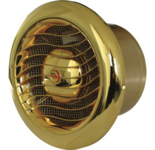 Supapă disc rotundă aurie de aerisire cu grilaj