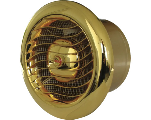 Supapă disc rotundă aurie de aerisire cu grilaj