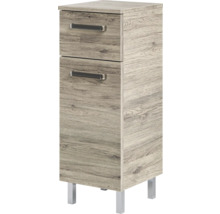 Dulap de bază pentru baie cu două sertare și picioare