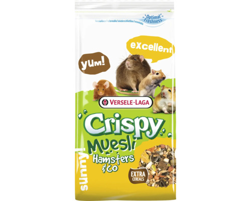 Hrană pentru hamsteri VERSELE-LAGA Crispy Muesli 1 kg Versele Laga Crispy Müsli hrană pentru hamsteri