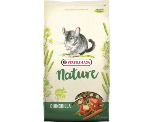 Hrană pentru chinchilla VERSELE-LAGA Nature 2,3 kg Hrană pentru chinchilla Versele-Laga Nature, 2,3 kg