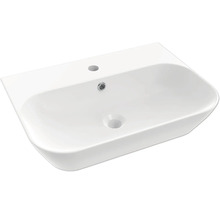 Chiuvetă ceramică cu orificiu pentru robinet și preaplin