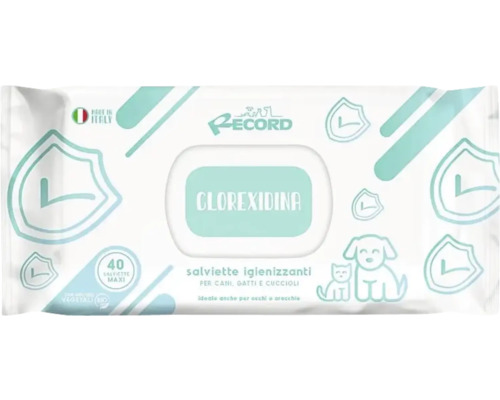 Șervețele umede pentru câini, pisici și căței, pachet de 40 de bucăți