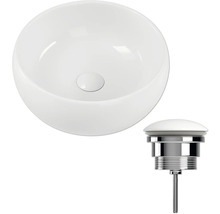 Lavoar ceramic pe blat cu set de scurgere
